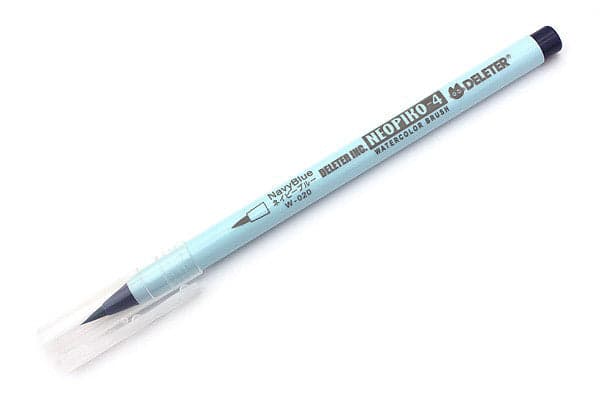 DELETER Neopiko-4 Watercolor Brush Pen W-020 - Navy Blue