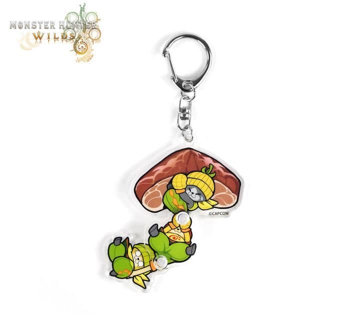Monster Hunter Wilds Acrylic Keychain(Palico) 1PC